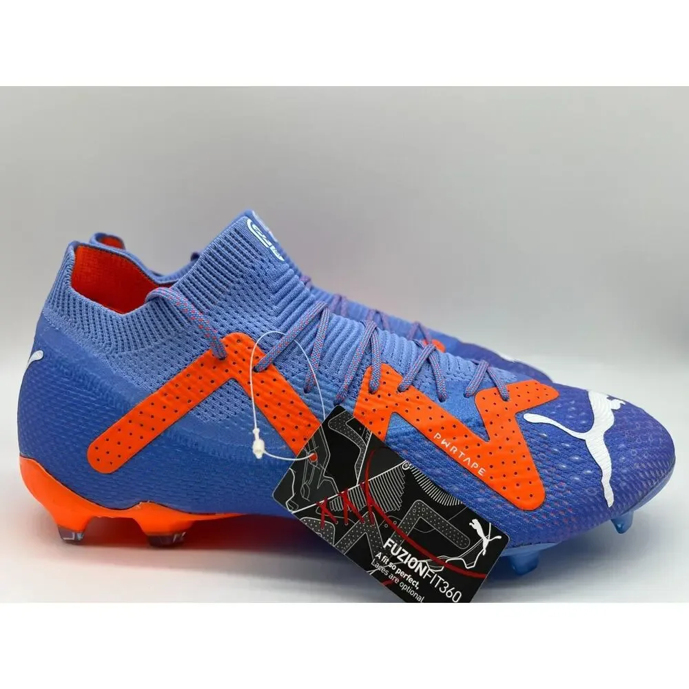 Puma Future Ultimate FG AG Soccer 107165 01 Blue Glimmer Men's Size 10.5